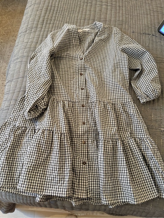Petal & Pup Dresses & Skirts - Gingham Button-Front Women’s Dress in Black and White